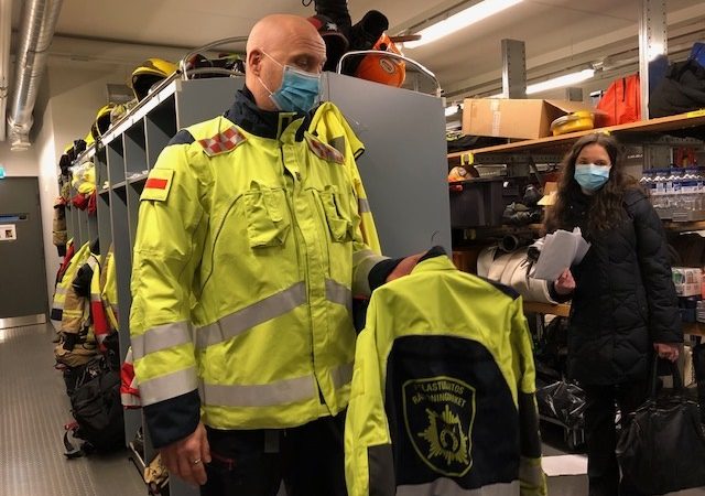 Palosuojelurahaston tarkastuskäynti Espoossa